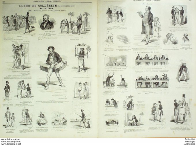 L'Illustration 1850 n°393 Etats-Unis CALIFORNIE CLAREMONT (41) Autriche FROHSDORF