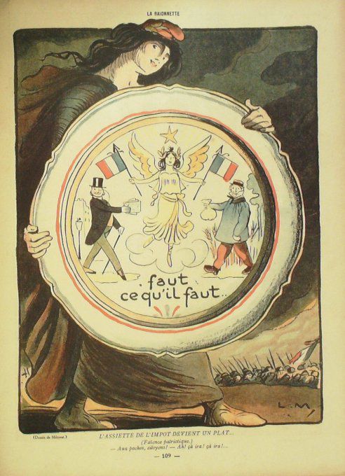La Baionnette 1917 n°085 (Taxons taxons) MANFREDINI ORDNER PALLIER KERN FOY