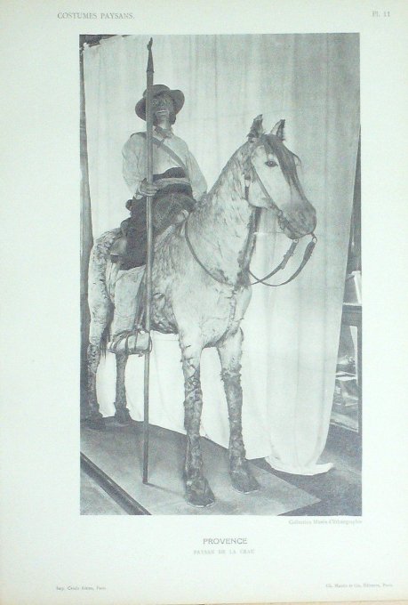 Provence-Alpes-Côte d'Azur La Crau Paysan 1875