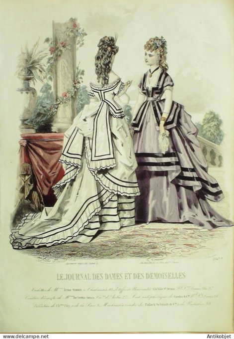 Journal des Dames Demoiselles 1871 # 1047 (Maison Simon)
