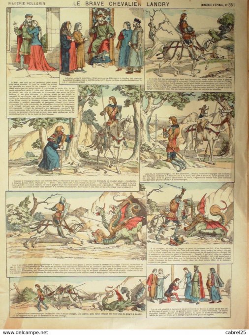 Le Brave Chevalier Landry (Pellerin d'epinal)