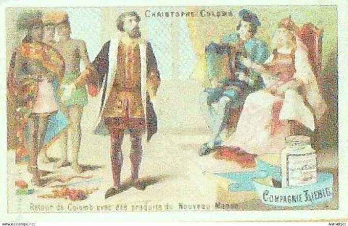 Chromo Liebig Sang  192 Christophe Colomb 1 (1887)