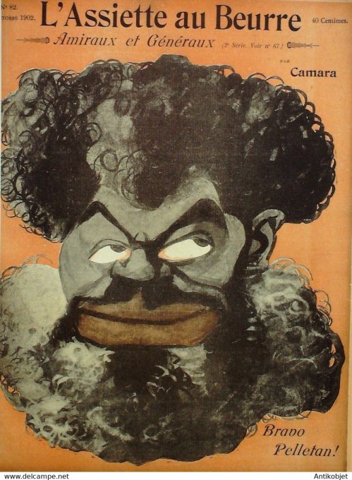 L'Assiette au beurre 1902 #  82 Amiraux et Généraux Camara