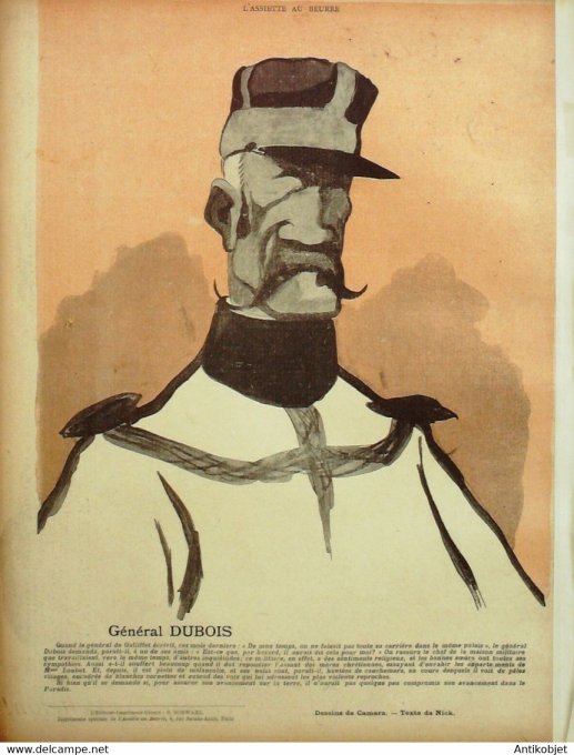 L'Assiette au beurre 1902 n° 82 Amiraux et Généraux Camara