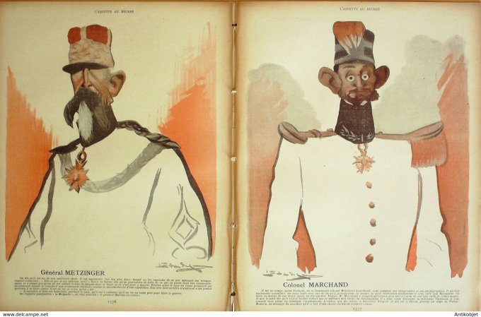 L'Assiette au beurre 1902 #  82 Amiraux et Généraux Camara