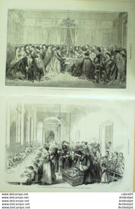 Le Monde illustré 1867 n°564 Italie Venise Monaco (98) Allemagne Bade Ulm Comores