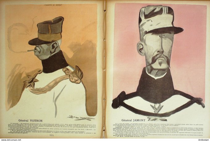 L'Assiette au beurre 1902 #  82 Amiraux et Généraux Camara