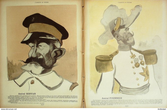 L'Assiette au beurre 1902 #  82 Amiraux et Généraux Camara