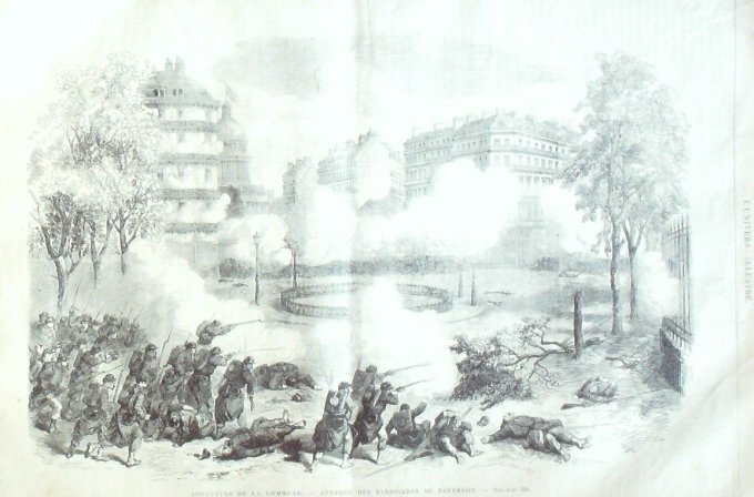 L'Univers illustré 1871 # 859 Strasbourg (67) Versailles St-Germain (78)  Prison de la Roquette Opér