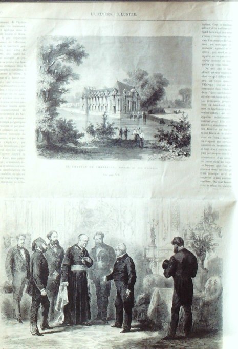 L'Univers illustré 1871 # 859 Strasbourg (67) Versailles St-Germain (78)  Prison de la Roquette Opér