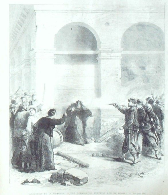 L'Univers illustré 1871 # 859 Strasbourg (67) Versailles St-Germain (78)  Prison de la Roquette Opér