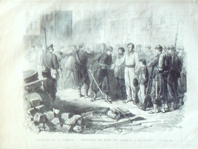 L'Univers illustré 1871 # 859 Strasbourg (67) Versailles St-Germain (78)  Prison de la Roquette Opér