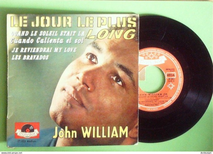 William John 45T EP Le jour le plus long  (languette) 1962