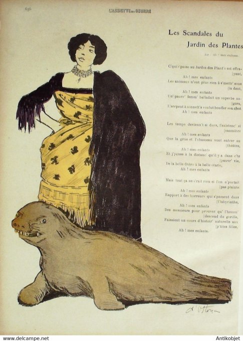 L'Assiette au beurre 1910 # 509 Chambre des Députés Ostoya
