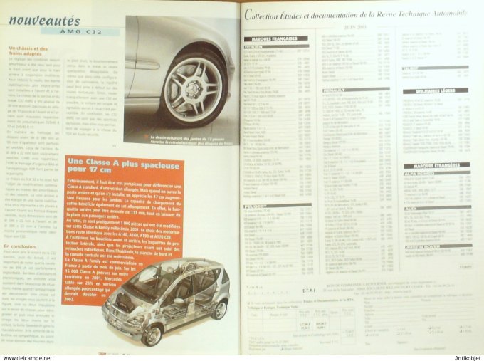 Revue Tech. Automobile 2001 n°640 Seat Leon & Toledo