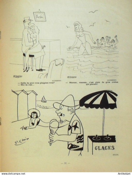 Le Rire 1953-09-24 #  24 Journal humoristique Ed.Originale Salamandre & Aigle noir
