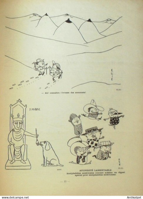 Le Rire 1953-09-24 #  24 Journal humoristique Ed.Originale Salamandre & Aigle noir