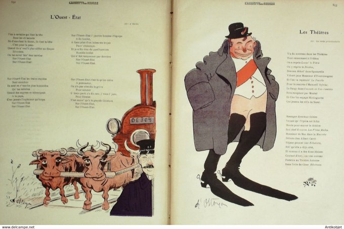 L'Assiette au beurre 1910 # 509 Chambre des Députés Ostoya