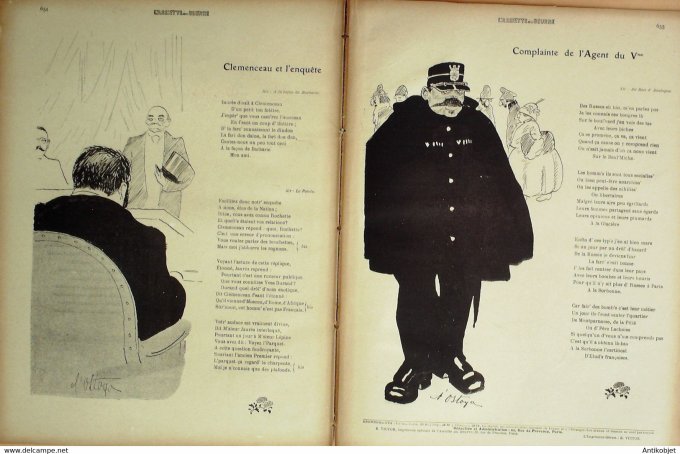 L'Assiette au beurre 1910 # 509 Chambre des Députés Ostoya