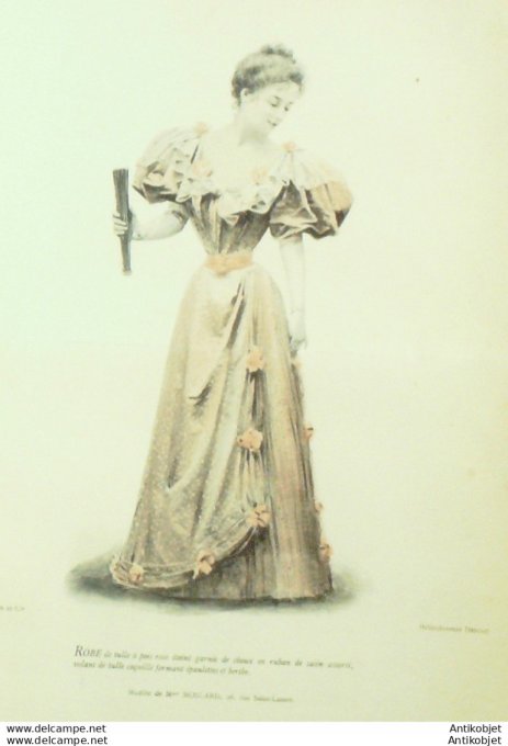 La Mode pratique 1894 # 28 Robes de tulle