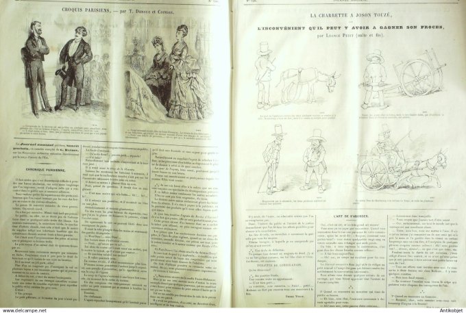 Le Journal Amusant 1874 #  948 Au cirque par Lafosse