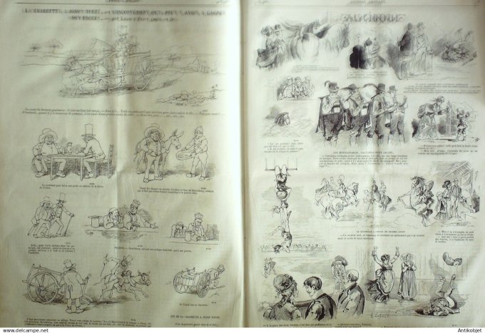 Le Monde illustré 1860 n°156 Chambery (73) Maroc Tétuan Mont Horèb Castillejos