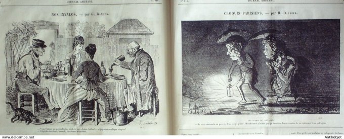Le Journal Amusant 1874 #  948 Au cirque par Lafosse