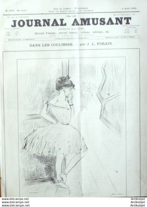 L'Assiette au beurre 1906 n°274 Sisouwath à Paris Camara