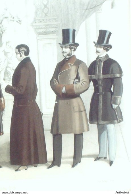 Gravure de Mode originale Le Progres 1856 # 84 (Maison Desprey)