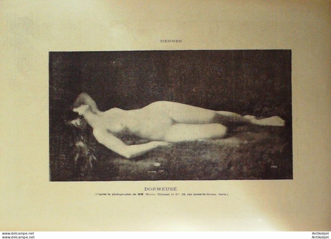Gil Blas 1895 n°09 Charles BUET JAGOTOT JEROME DOUCET HENNER TERAMOND