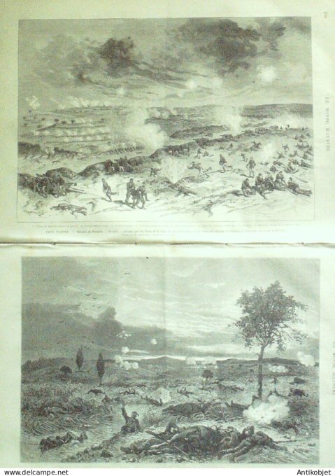 Le Monde illustré 1877 n°1070 Bulgarie Plevna Pélichat Poradin Arles (13)