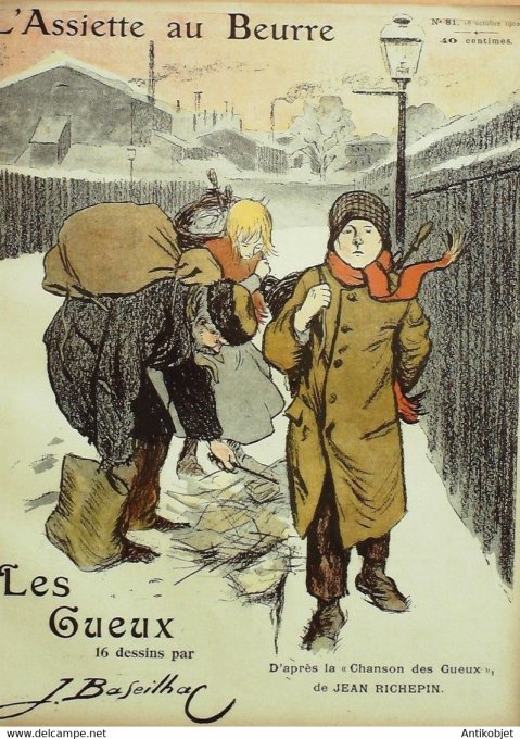 L'Assiette au beurre 1902 n° 81 Les Gueux Baseilhac