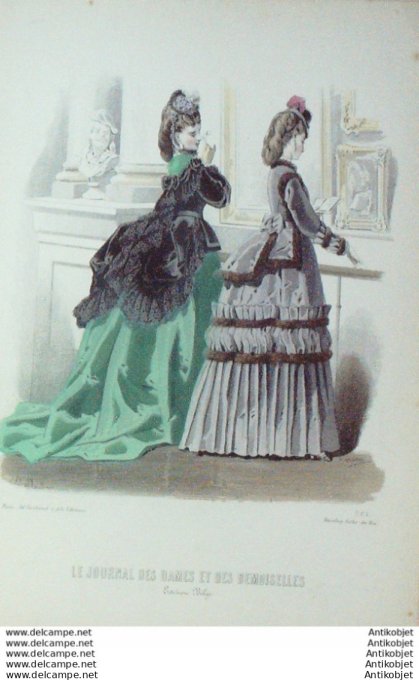 Journal des Dames Demoiselles 1871 #  981