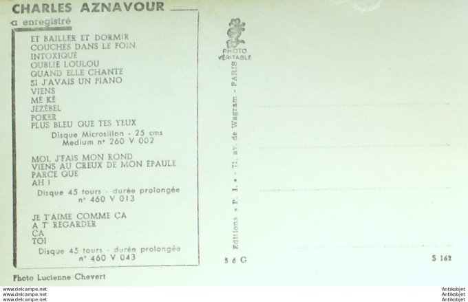 Aznavour Charles (Studio 162 ) 1960