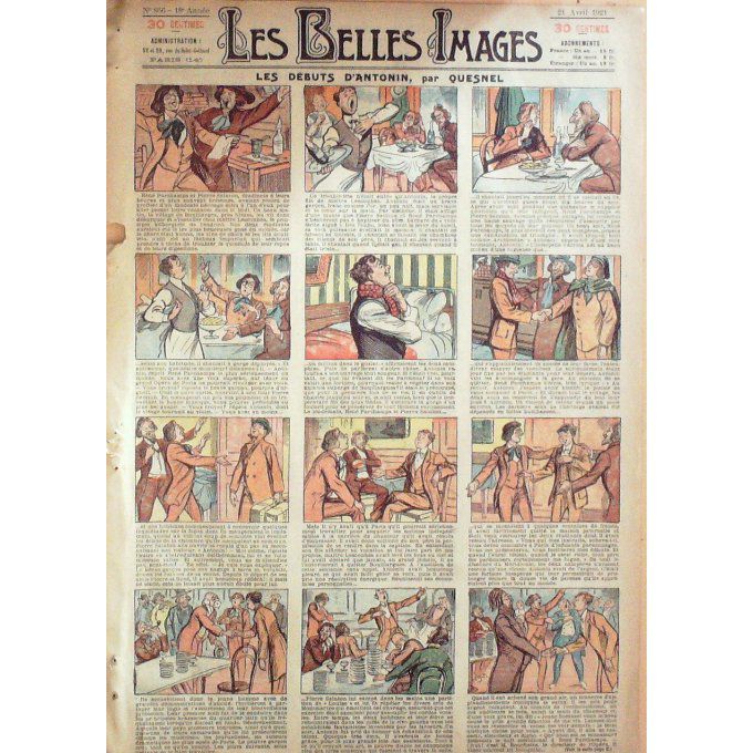 Les belles images 1921 n°866