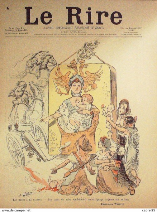 Le Rire 1901 n°359 Willette Meunier Fau Métivet Goussé Burret Grandjouan Somm