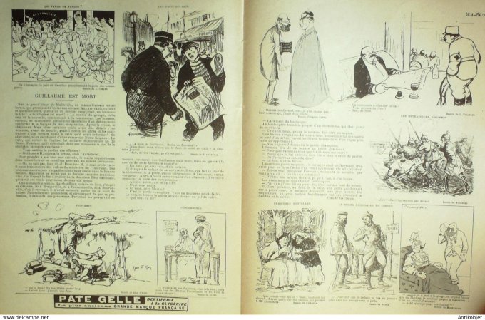 Le Rire Rouge 1915-06- 5 #  29 Journal humoristique Ed.Originale Viva Italia