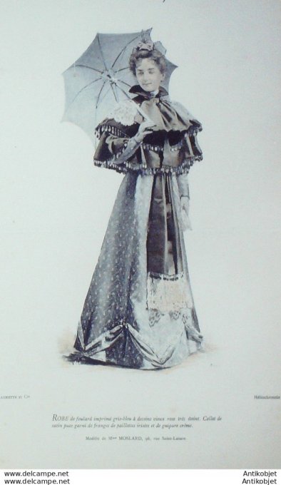 La Mode pratique 1894 # 32 Robes de foulard