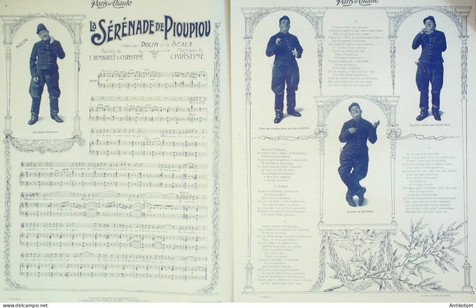 Paris qui chante 1904 #72 De Lilo Polin Suzanne Ellen Bordes Marion Darley