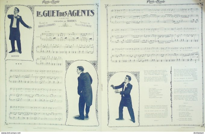 Paris qui chante 1904 #72 De Lilo Polin Suzanne Ellen Bordes Marion Darley