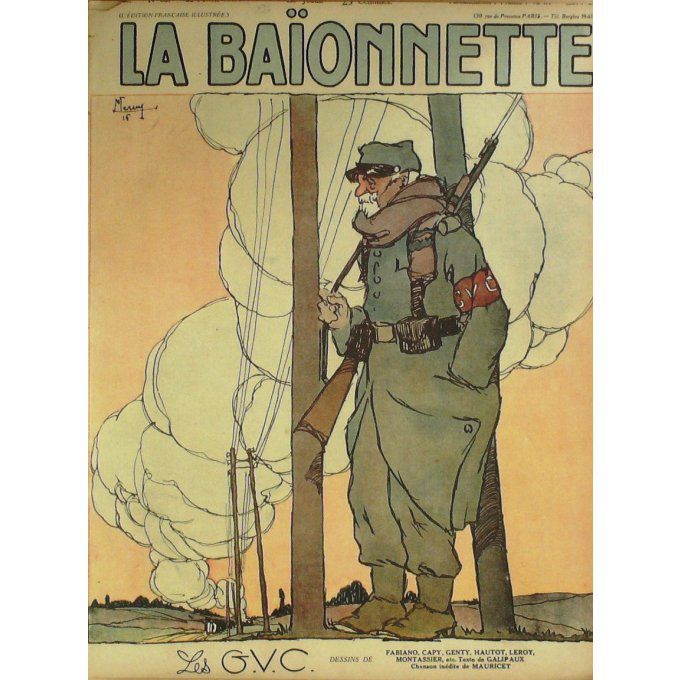 La Baionnette 1917 n°086 (Les G.V.C.) MONTASSIER CAPY GENTY HAUTOT FABIANO LEROY