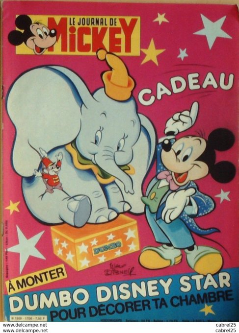 Journal de Mickey n°1706 PARIS DAKAR (9-3- 1985)