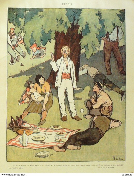 Le Rire 1919 n° 33 Falké Vallée Léandre Pavis Florès Guillaume Falké