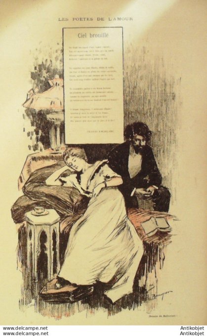 Gil Blas 1895 n°07 Camille de StE CROIX Charles BAUDELAIRE FICHEL Paul DELMET