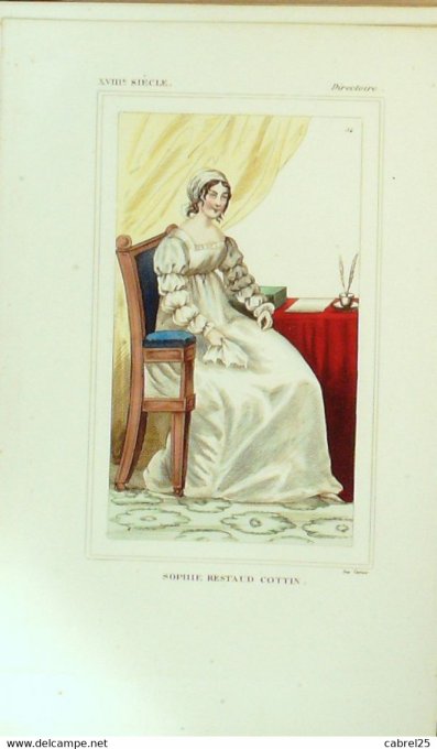 Bestaud Cottin Sophie Directoire 18ème 1852