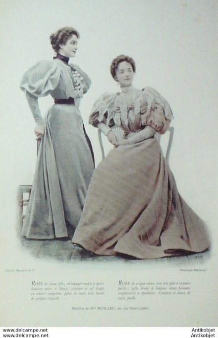 La Mode pratique 1894 # 33 Robes de lainage et crépon