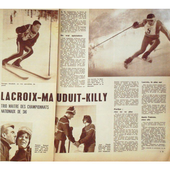 Miroir Sprint 1963 #  871 11 Fév Bonnel Guinot Barreau Reims Feyenoord Guy Cerdan