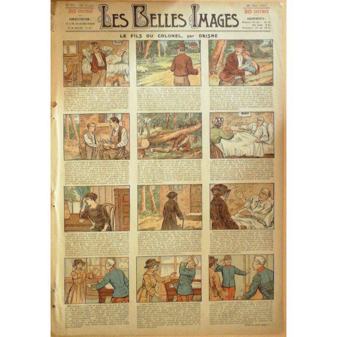 Les belles images 1921 n°871