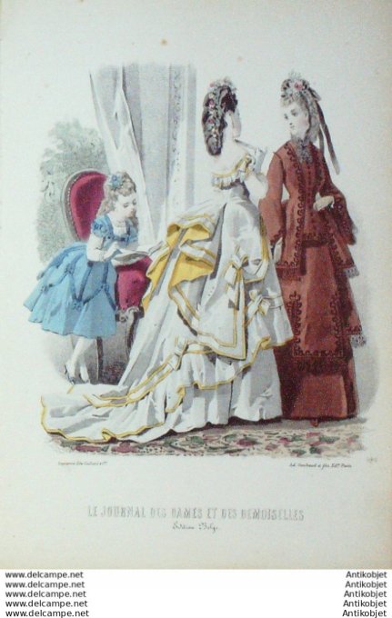 Journal des Dames Demoiselles 1871 #  989
