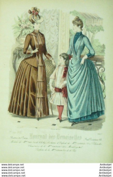 Journal de Demoiselles 1887 # 4627 (Maison Turle)